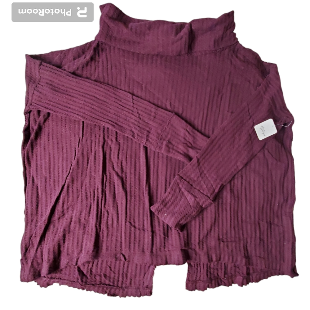 Free people Date night juicy long sleeve thermal top red - Picture 3 of 5